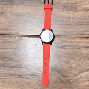 Solar one eleve Vibrant Pink/red  Silicone Strap Watch